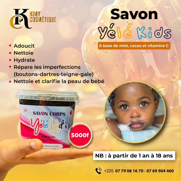 Savon enfant yele kids