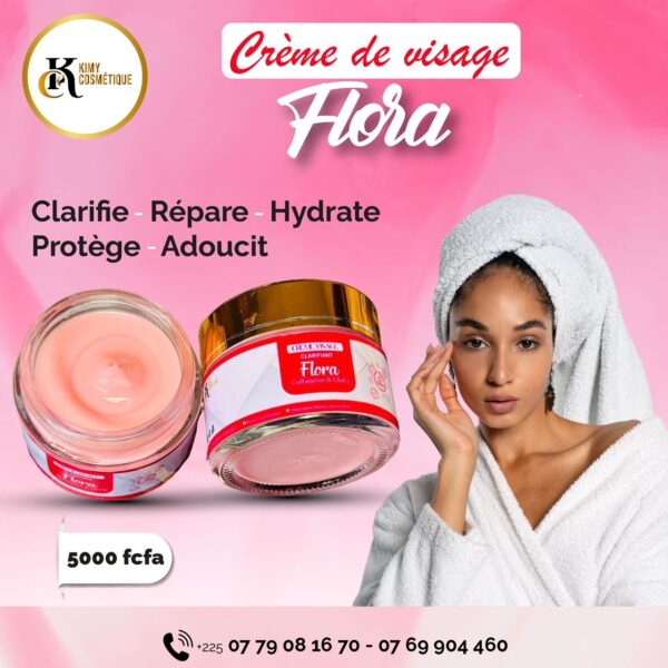 Crème visage clarifiante Flora