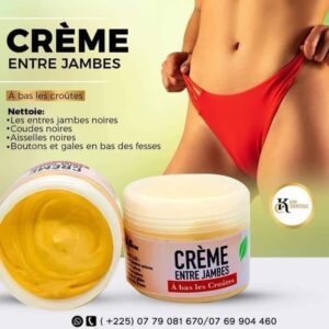 Crème entre jambes